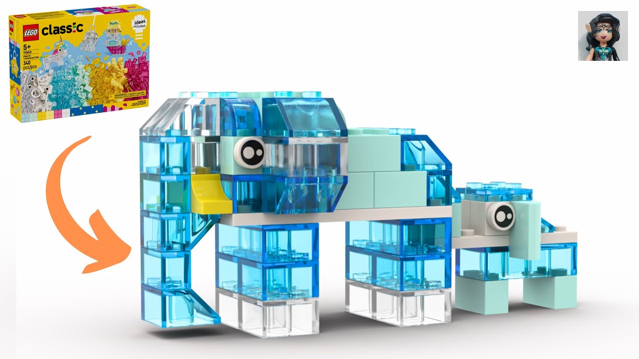 ELEPHANTS Lego classic 11040 ideas How to build easy