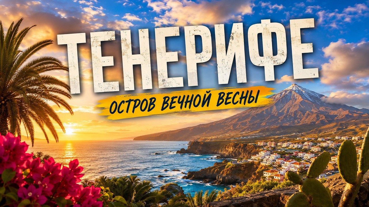 ТЕНЕРИФЕ Канарские острова 🇪🇸 Лучшие пляжи, шоппинг, Лоро Парк, Сиам Парк, серфинг, отели, аквапарк