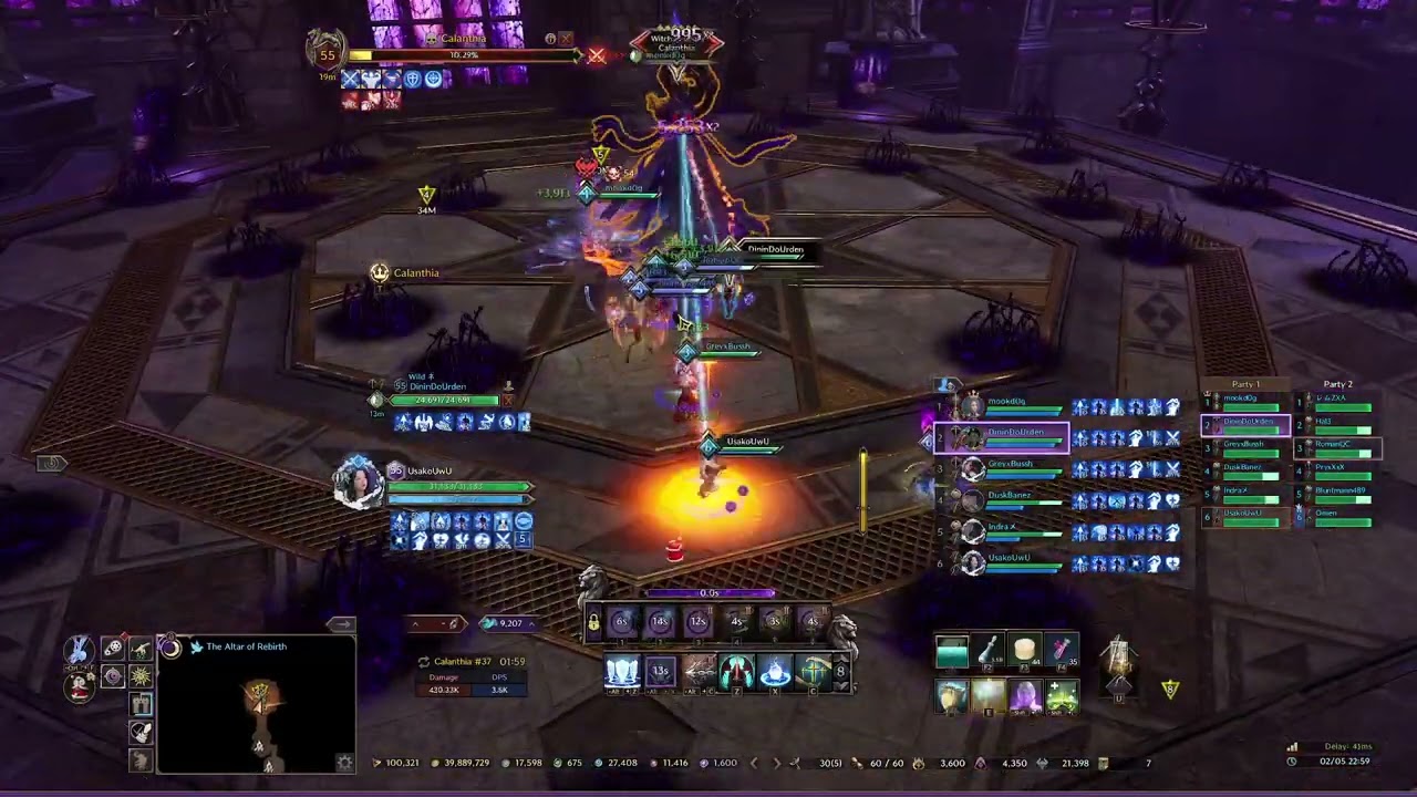 【TnL】Calanthia G3 | Nightmare | Seeker Healer PoV | No Buffs | Skip Piano | 20260205