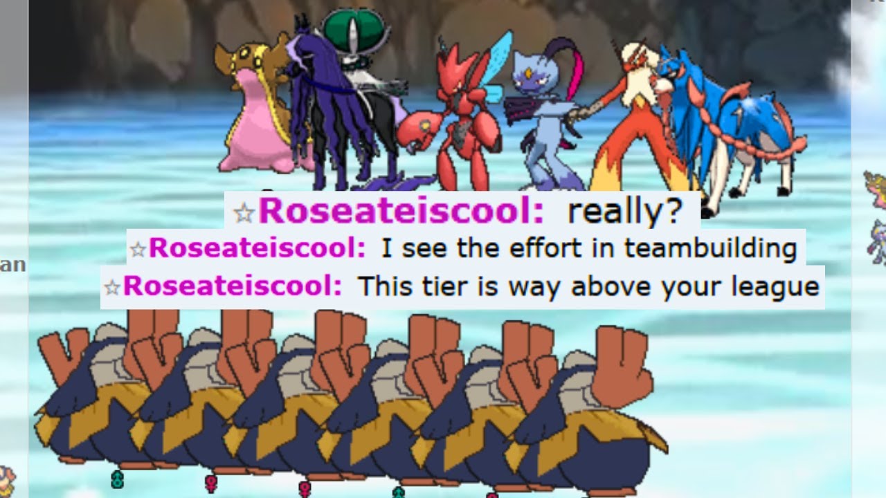 FULL HARIYAMA TEAM BRUTALLY SMASHED THIS NOOB ON POKEMON SHOWDOWN