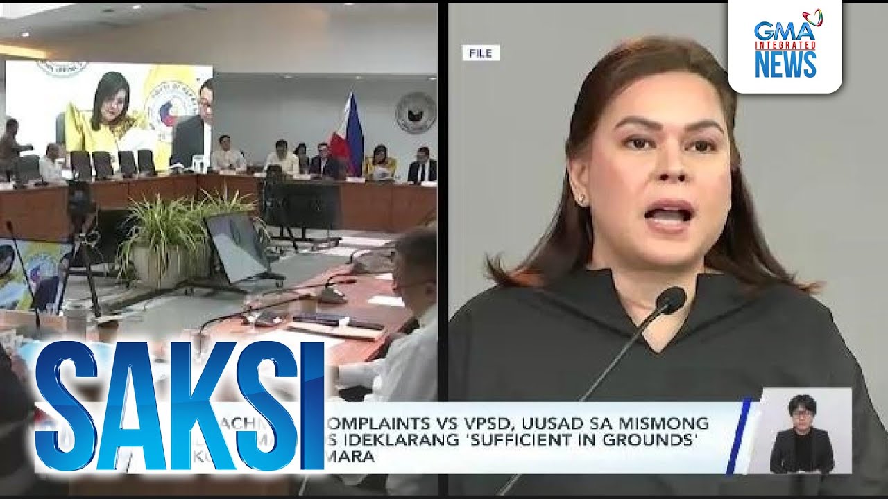 2 Impeachment complaints vs VPSD, uusad sa mismong pagdinig matapos ideklarang... | Saksi