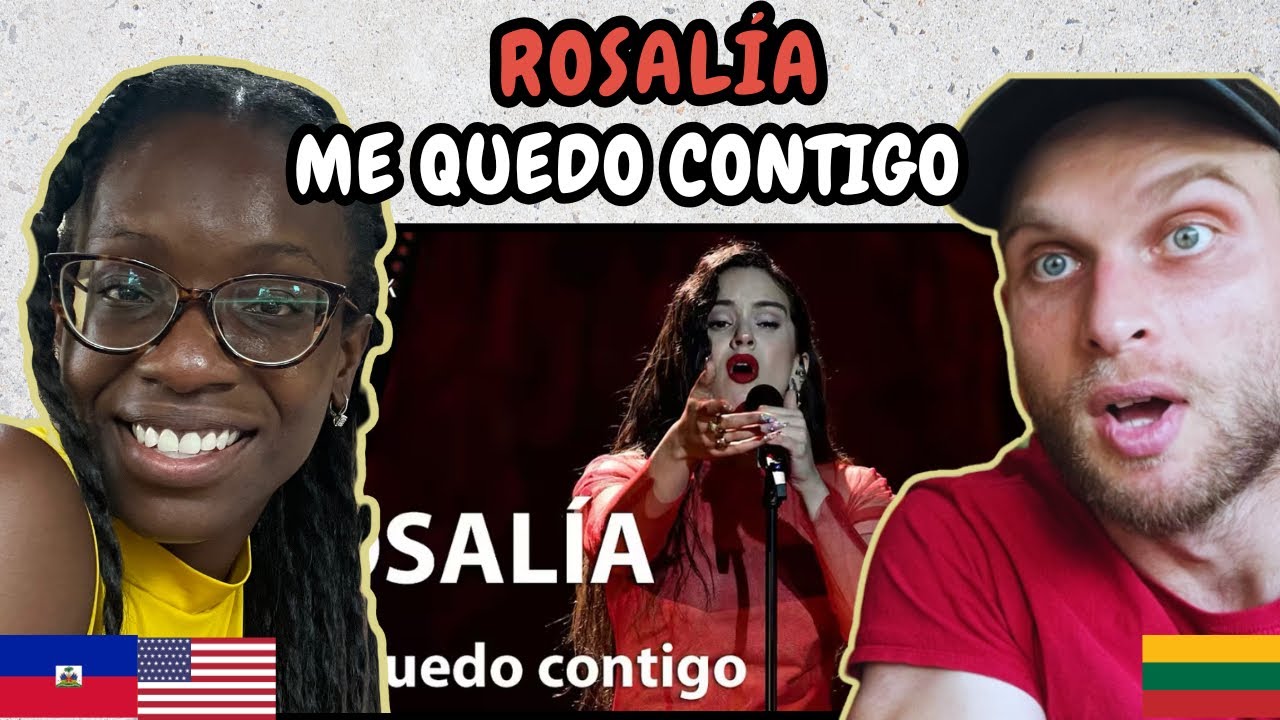 РЕАКЦИЯ НА Rosal&iacute;a - Me quedo contigo (концерт в GOYA 2019) | ПЕРВОЕ СЛУШАНИЕ