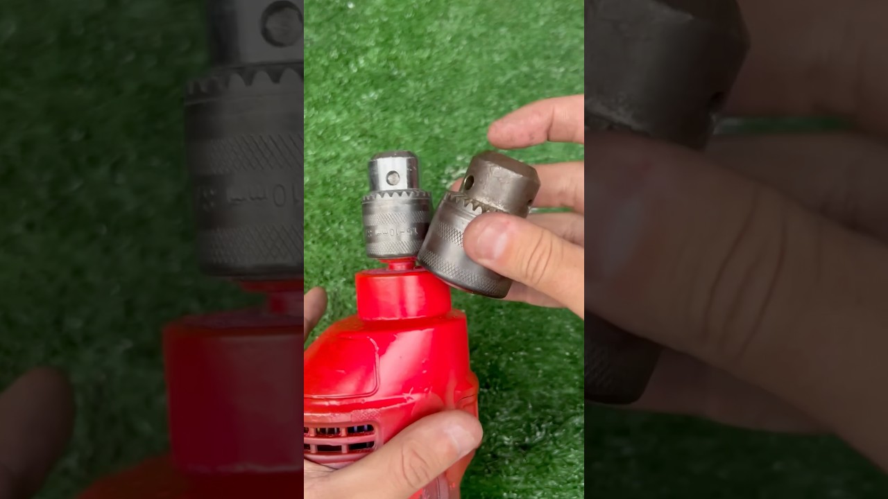 Como trocar mandril da furadeira de forma simples  #furadeira #tools #ferramentas #tips #hacker
