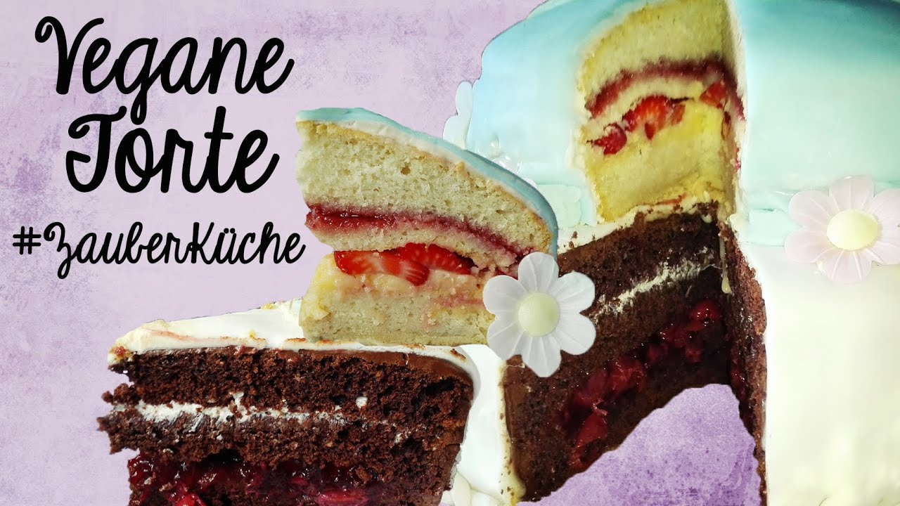 ♥ #Zauberküche - Doppelstöckige Torte - VEGAN ♥