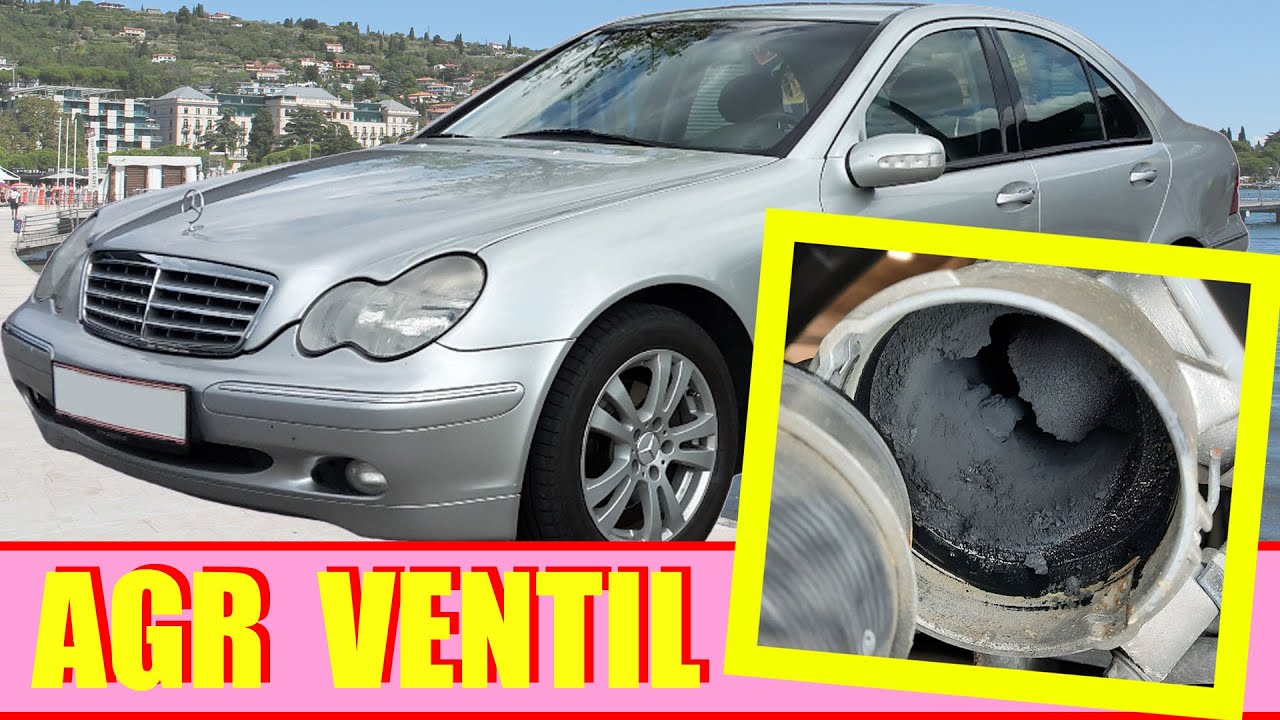 Mercedes AGR Ventil - C-Klasse - Ausbau & Reinigung - How to remove & clean EGR Valve