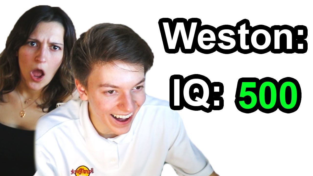 Siblings Take an IQ Test
