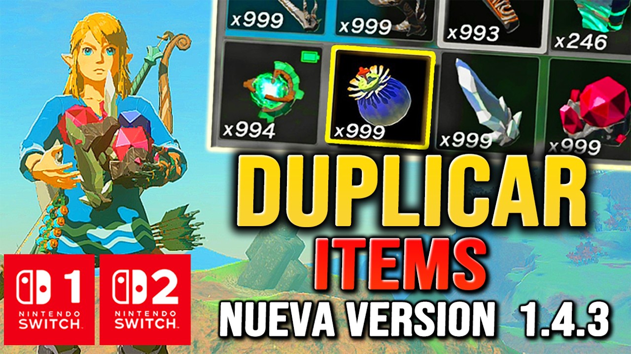 DUPLICAR ITEMS EN LA NUEVA VERSION 1.4.3 DE TEARS OF THE KINGDOM (funciona en todas las versiones)