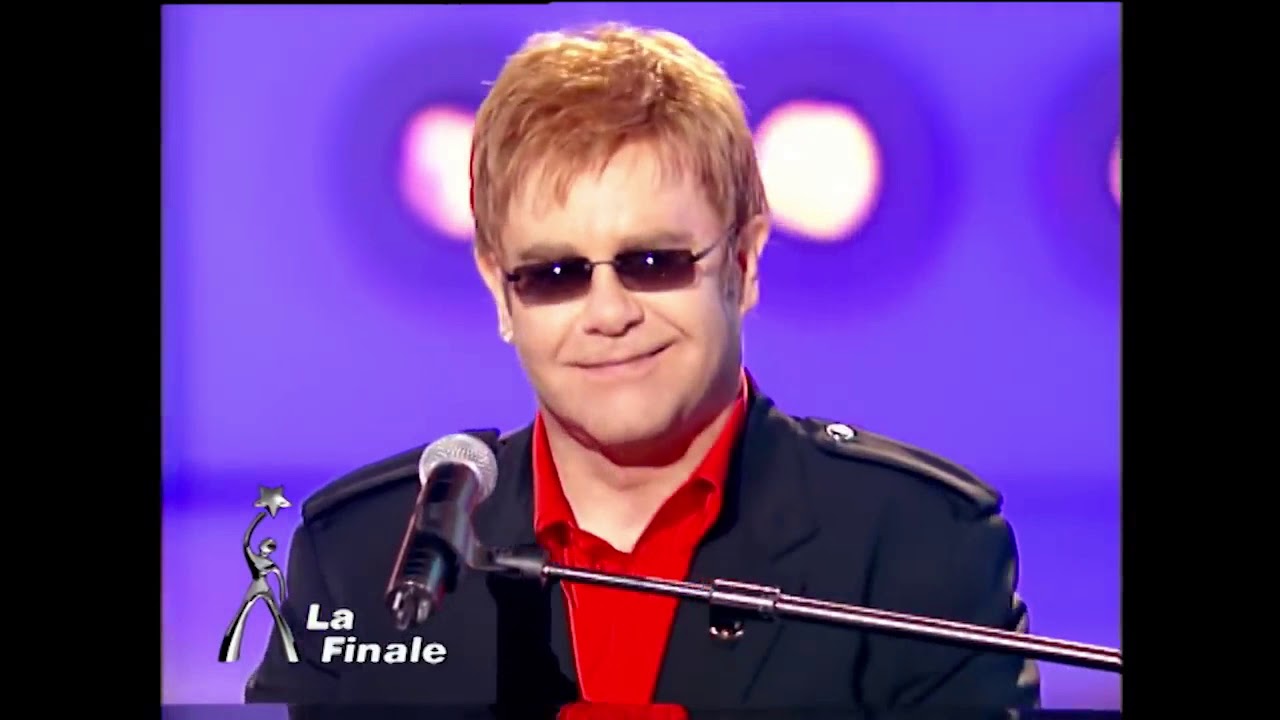 Elton John live HD - Your Song (Star Academy french TV show) | 2003