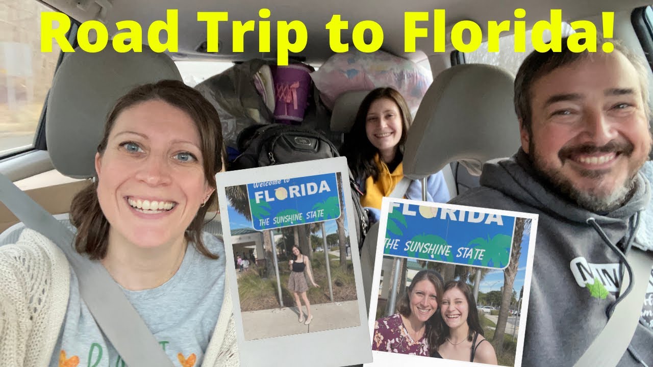 Road Trip! | Driving from NH to FLORIDA! | Taking Our Daughter to Her DISNEY COLLEGE PROGRAM!