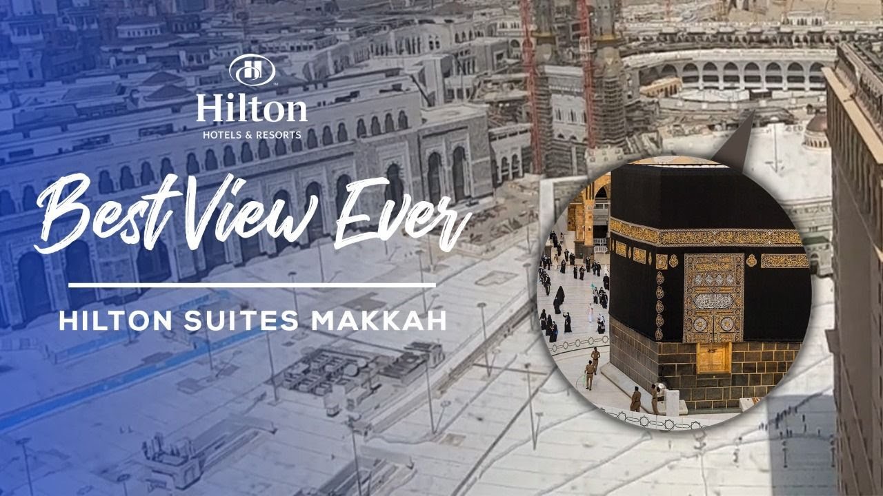 Hilton Suites Makkah | Best View Hotel | Room Tour & Breakfast Review | Pakistani Couple Travel Vlog