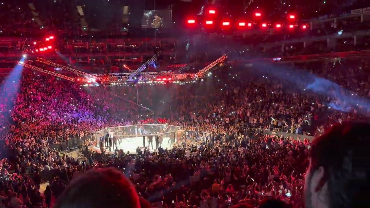 Leon Edwards UFC 286 London Walkout/Entrance Live O2 arena 2023 - 4K Video