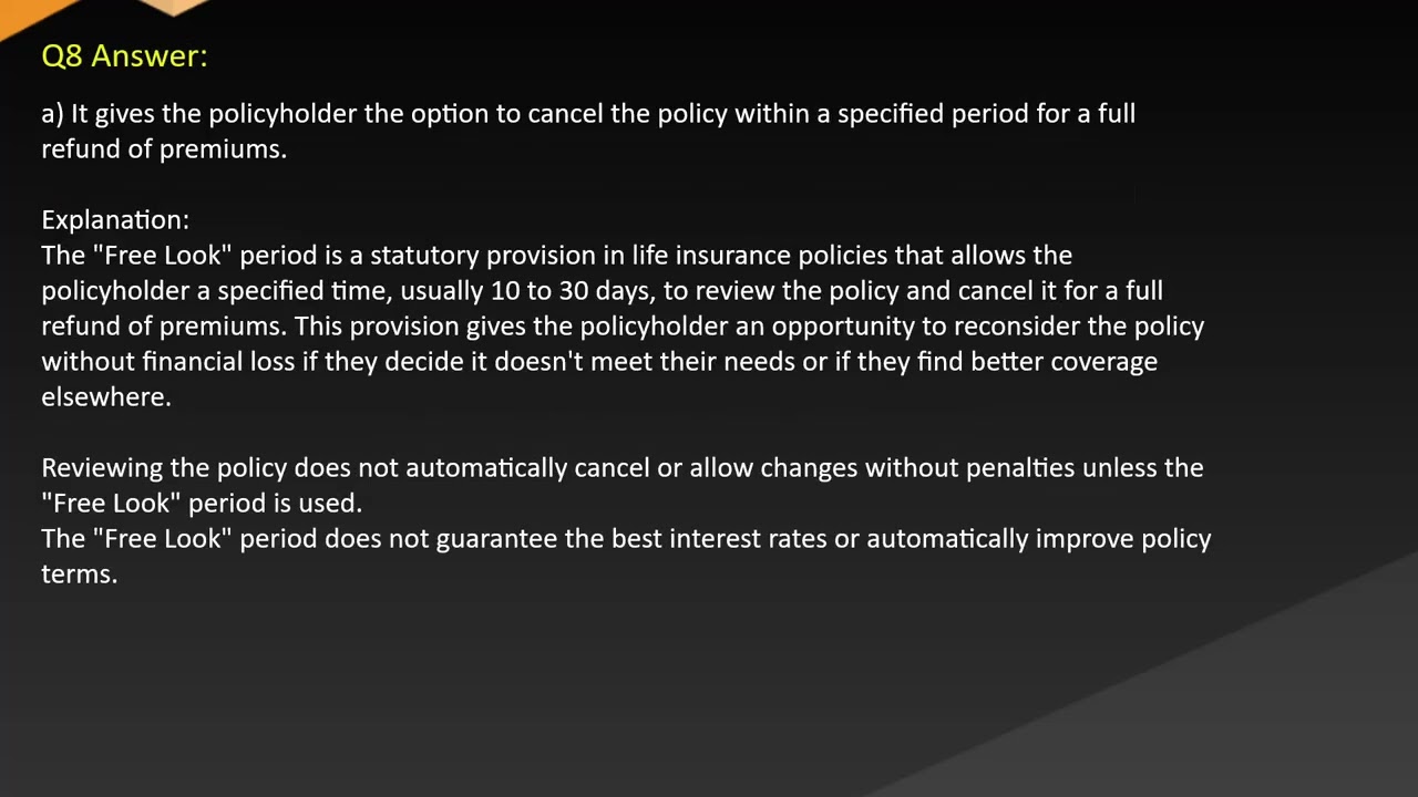 Michigan Insurance Producer License Exam Free Practice Questions