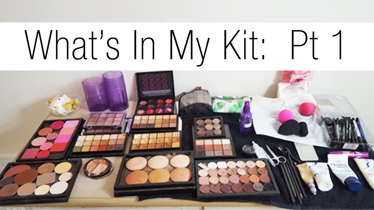 Makeup Artist Series:  Updated What's In My Kit Pt 1 Skincare & Foundations