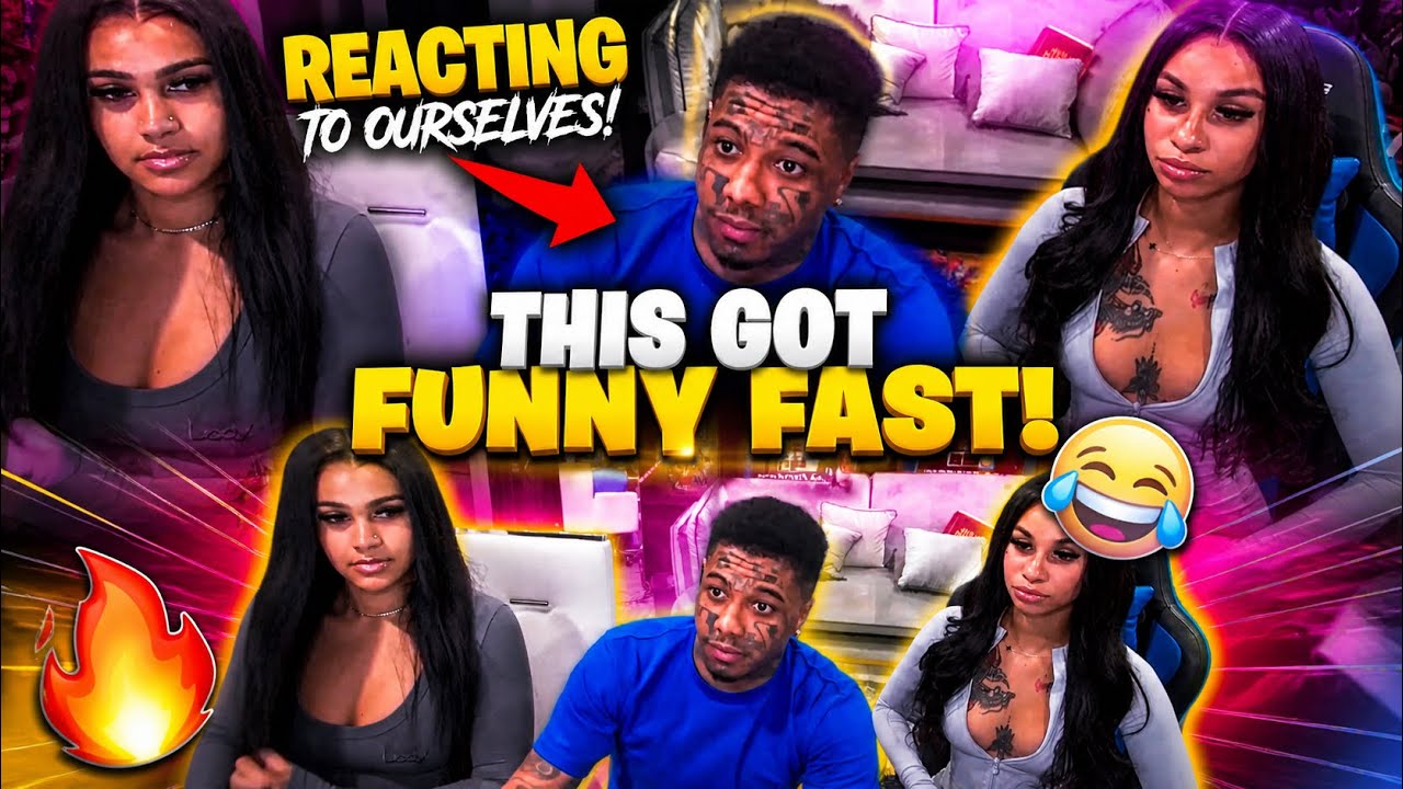 Blueface & The 2 Girls React To What The Internet Saying 👀 Chat Was Crying Laughing