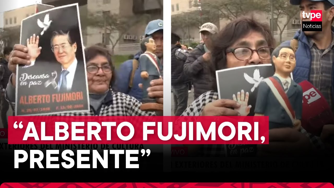 Alberto Fujimori: cientos de personas buscan despedirse del expresidente en segundo día de velorio