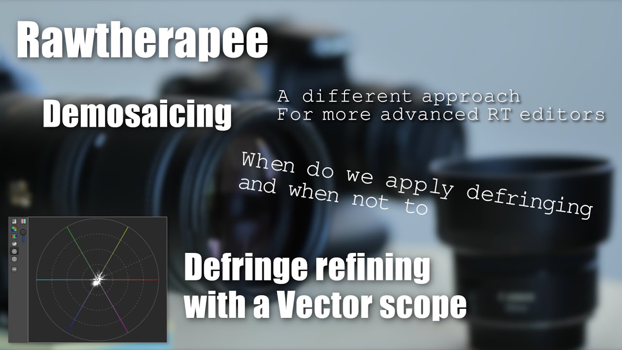 Rawtherapee. Demosaicing and Defringe a different approach