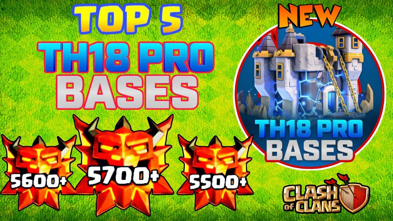 BEST TH18 WAR BASES IN 2026 LINK - TOP 5 TH18 WAR & LEGEND BASES WITH COPY LINK - CLASH OF CLANS 