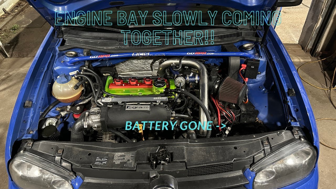 Battery relocation on my MK4 GTI 20TH AE!!
