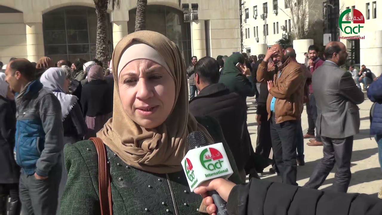الاردن   اعتصام موظفي امانة عمّان   الحقيقة الدولية