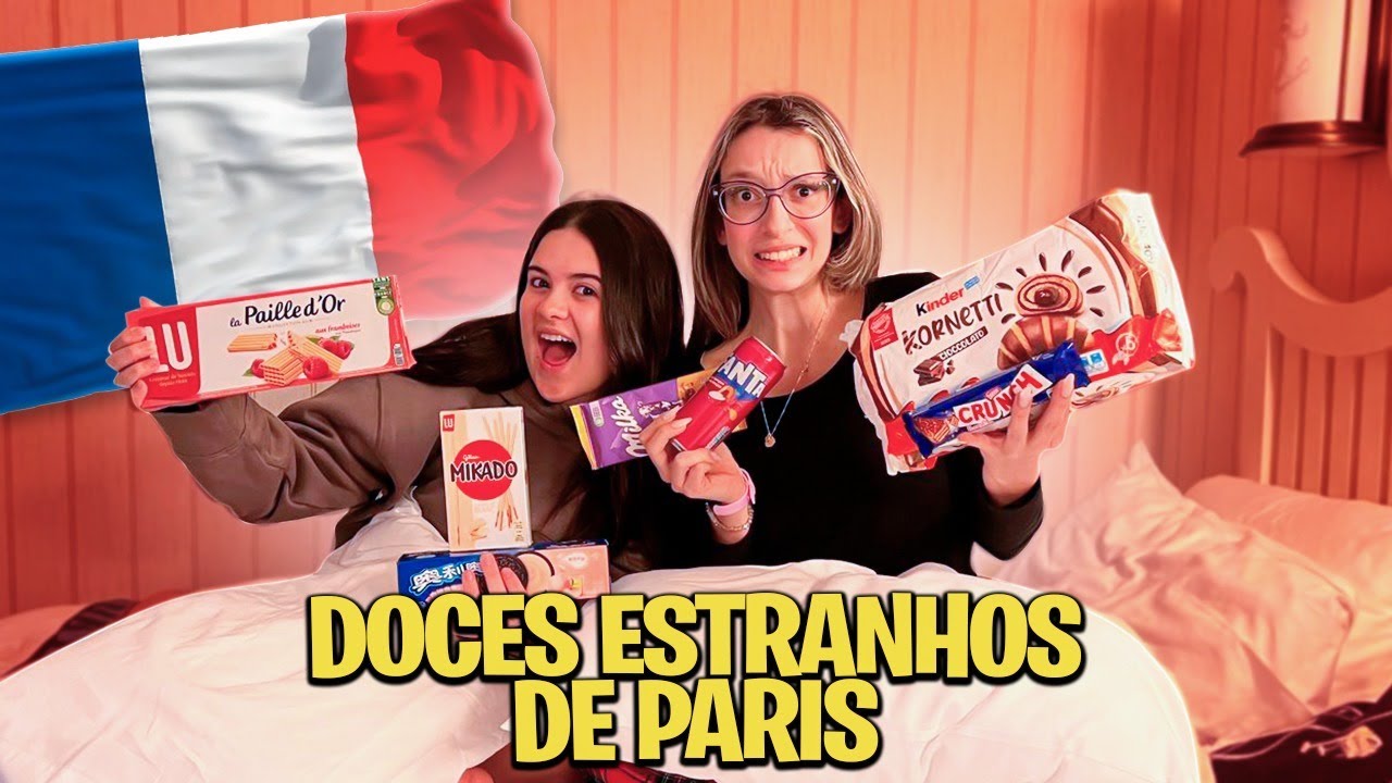 EXPERIMENTEI DOCES ESTRANHOS DA FRANÇA COM A @DiarioDaCarolOficial