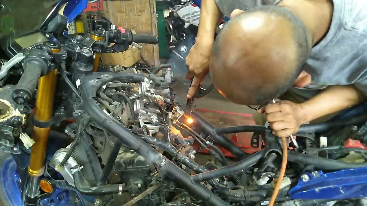 YAMAHA R3 Crack Chassis Repair