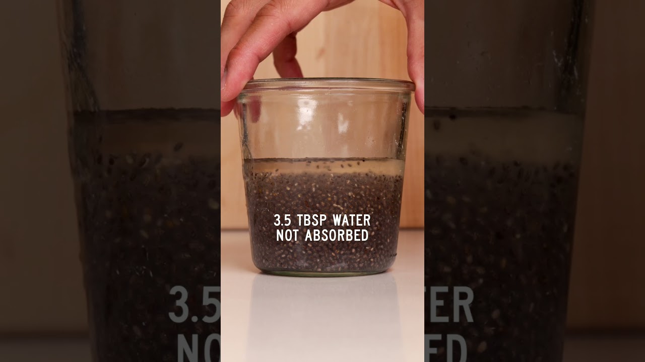 WATER FOR CHIA SEEDS?
