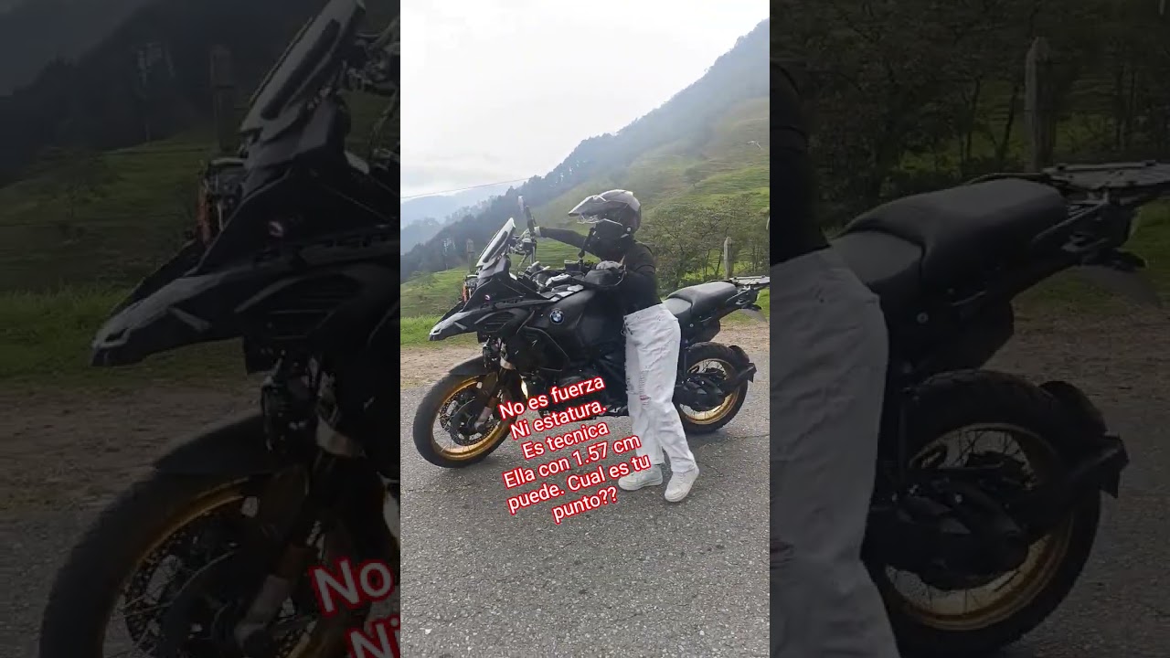 la t&eacute;cnica domina, video completo en Youtube. #mujer #motos #bmwmotorrad