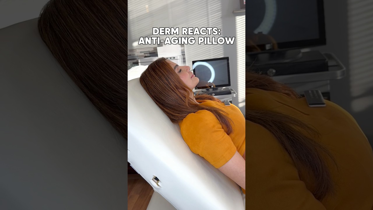 Is an anti-aging pillow worth it?! 😴 #antiaging #sleep #pillow #wrinkles