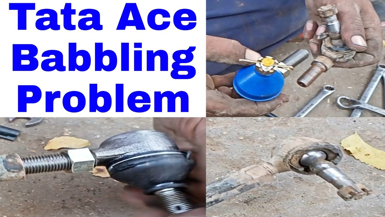 Tata Ace streeing vibration Problem // STEERING WHEEL VIBRATION WHEN BRAKING FIX