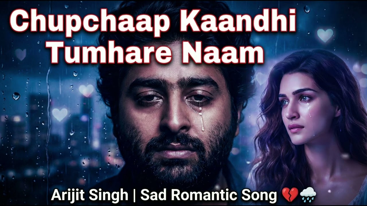 Chupchaap Kaandhi Tumhare Naam | Arijit Singh | New Sad Romantic Song 2026 | Touching Hindi Song 💔