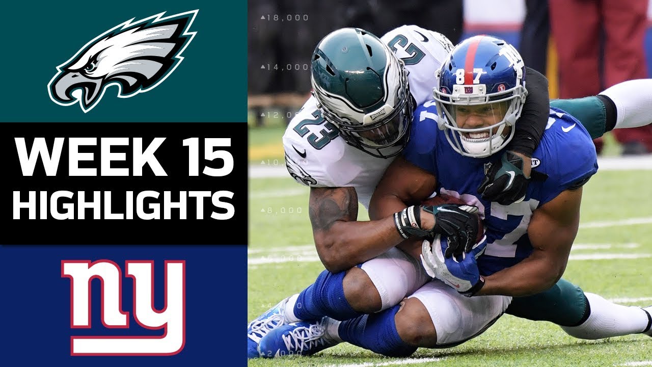 Eagles vs. Giants | NFL Week 15 Game Highlights