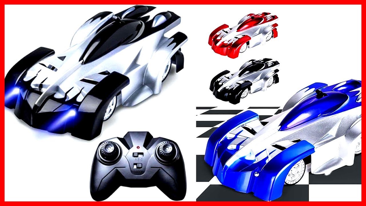 WALL CLIMBING CAR UNBOXING AND REVIEW: ANTI-GRAVITY REMOTE CONTROL WALL CLIMBER RC CAR  2019