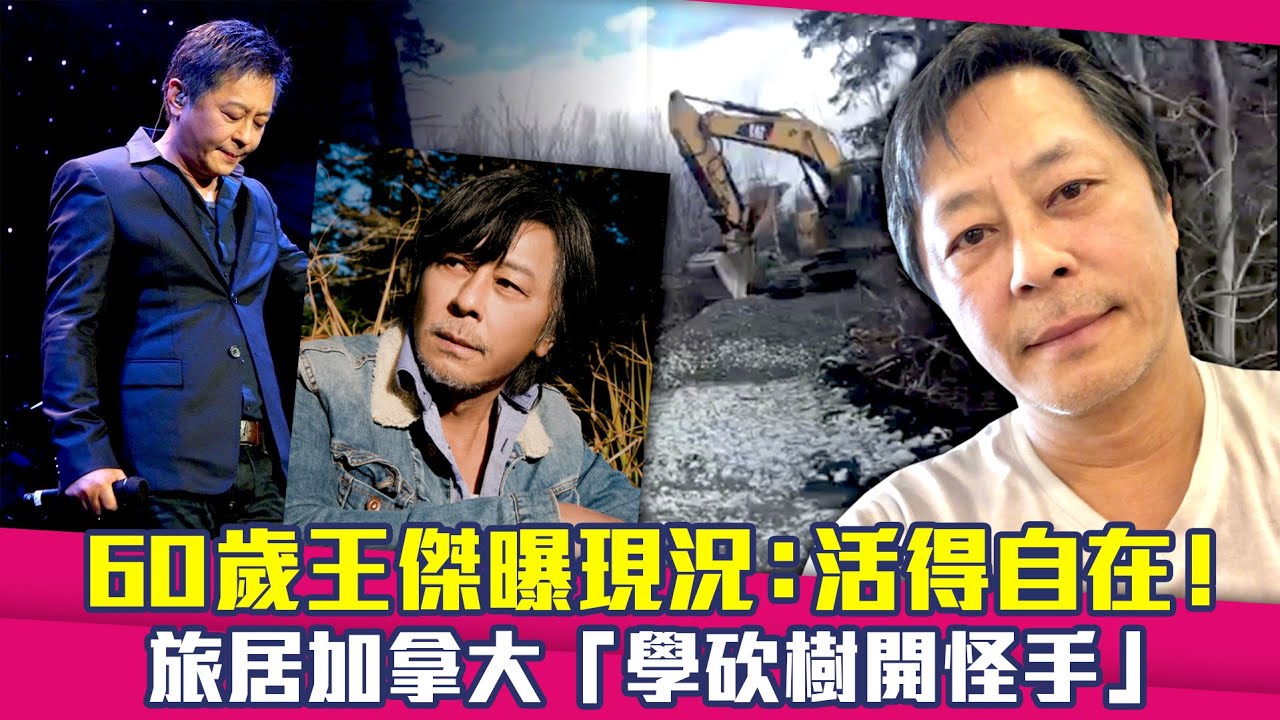 60歲王傑曝現況：活得自在！　旅居加拿大「學砍樹開怪手」