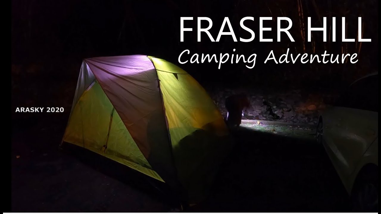 Family Camping survival in Fraser Hill Malaysia - 1st time Wild Camping | Tempat Sunyi Takde Orang.