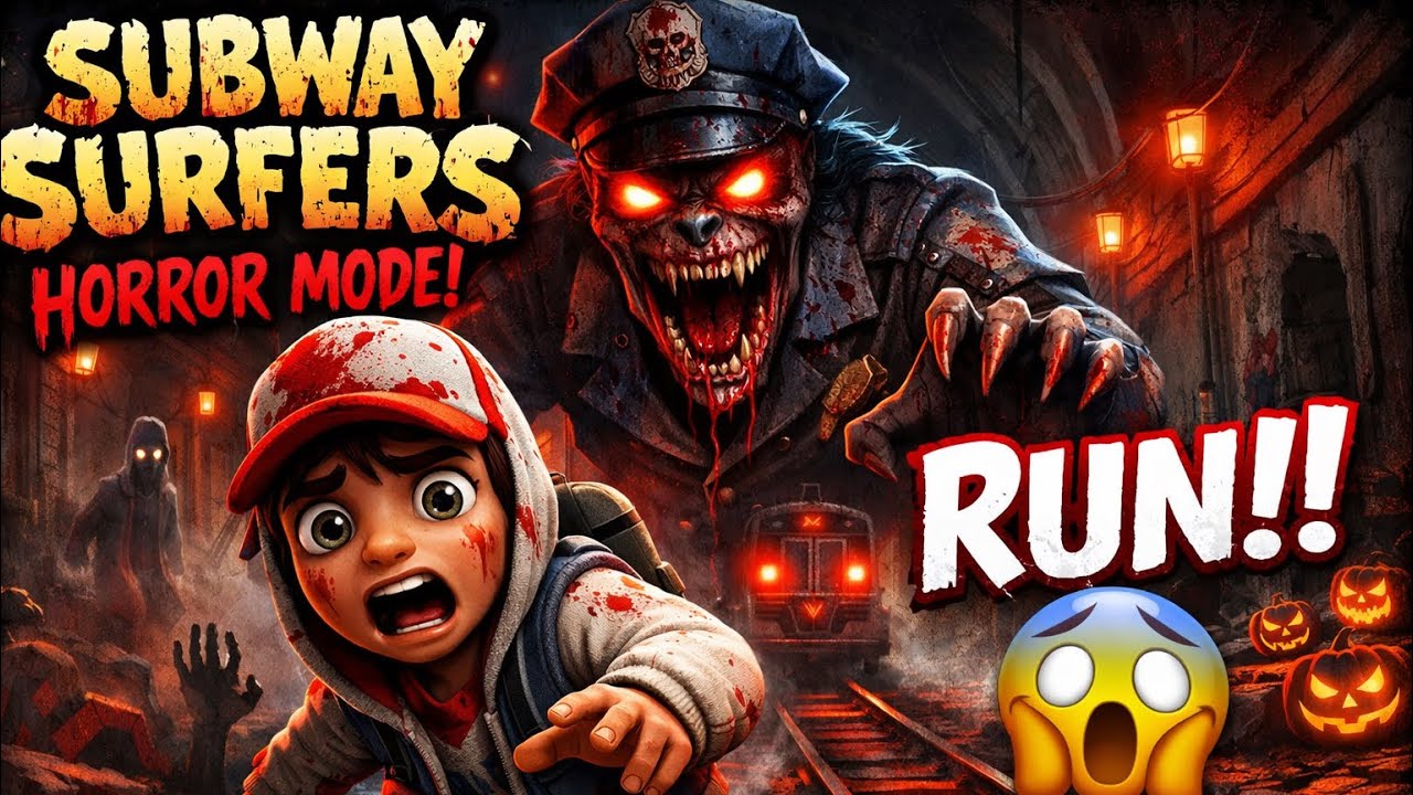 Subway Surfers But It’s HORROR Mode 😱 I Couldn’t Escape!