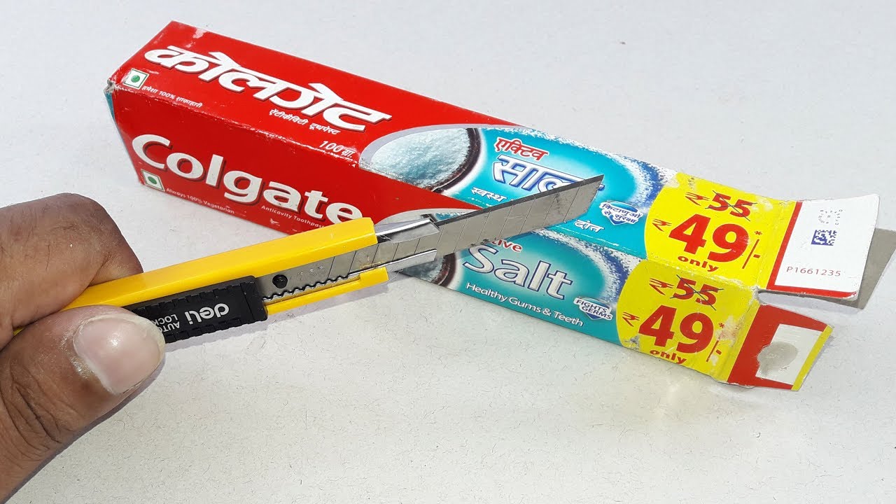 Waste materials craft idea | empty colgate packet | DIY arts and crafts | Amazing life Hack