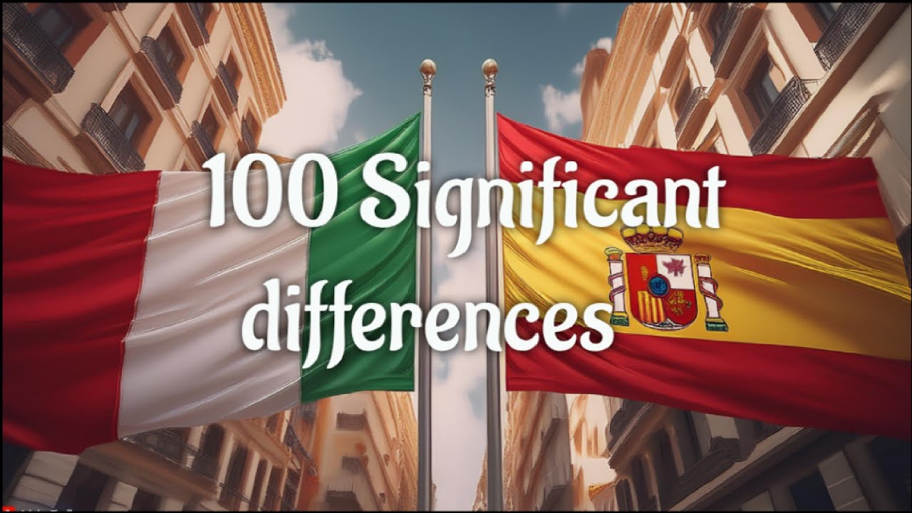 Italian vs Spanish | 100 words with Vocabulary Variations