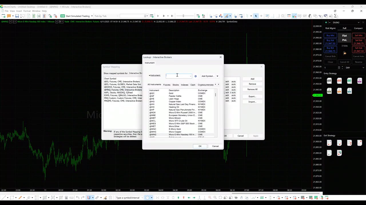 How to set up Symbol Mapping in MultiCharts