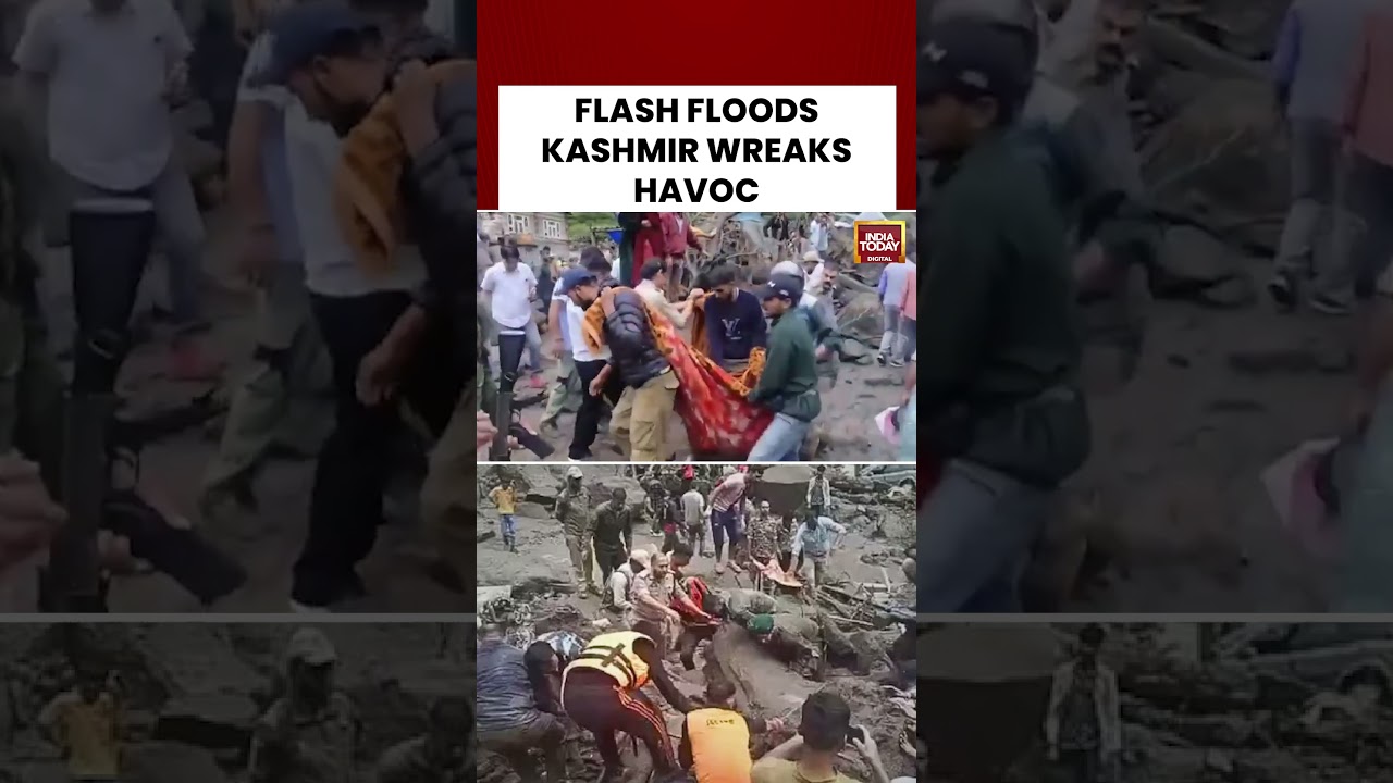 Kashmir Flash Floods Tragedy: 56 Lives Lost, Rescue Teams Battle Chaos in Remote Village Crisis