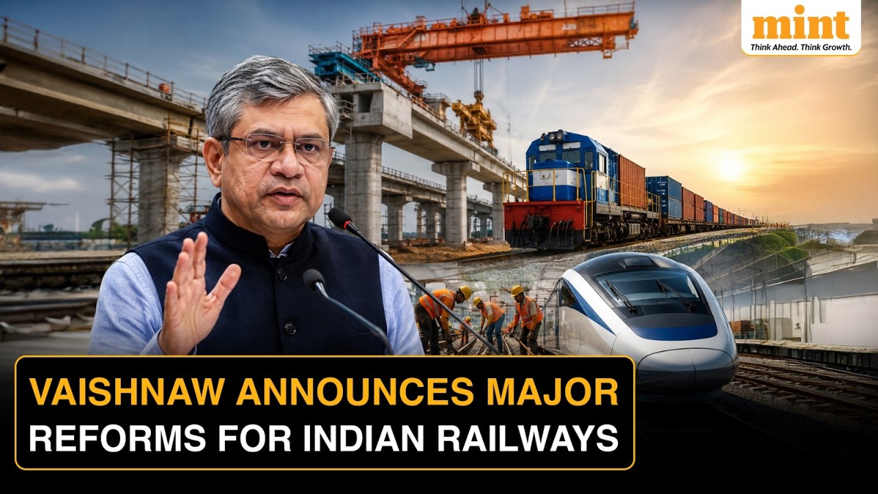 Ashwini Vaishnaw Declares Huge Reforms For Railways To Speed Up Projects & Boost Freight | WATCH