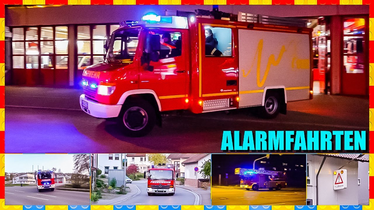 🚨 Alarm für die Feuerwehr 🚨 Einsatzfahrten & Wachausfahrten im Rems-Murr-Kreis 🚒