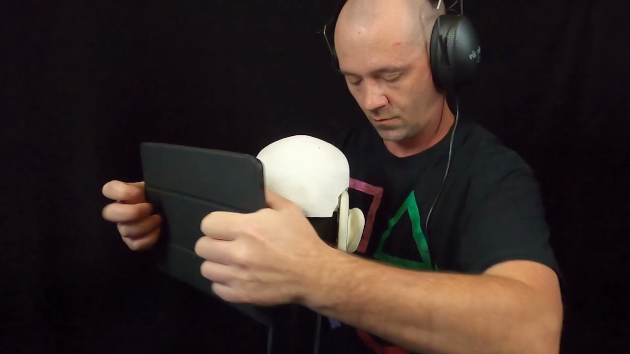 Dad Jokes Book and Tablet Tapping ASMR 60FPS