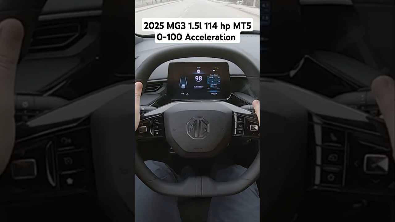 2025 MG3 1.5l 114 hp Manual 0-100 km/h Acceleration #mg3 #andreirs #0100 #povtestdrive #pov