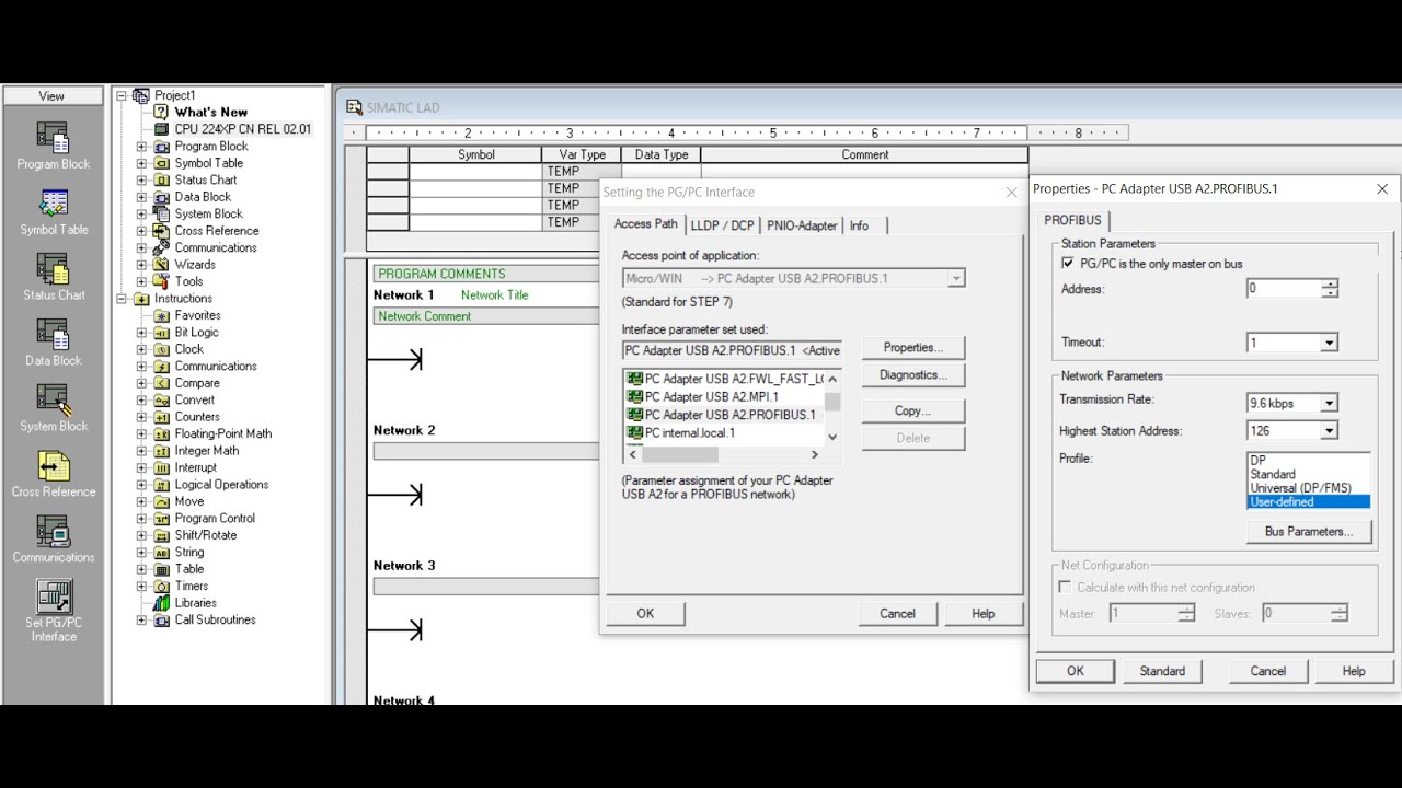 Download And Install Step 7 Micro Win V4.0 SP9 And Connect PLC S7-200 China CPU 224XP-CN With USB A2
