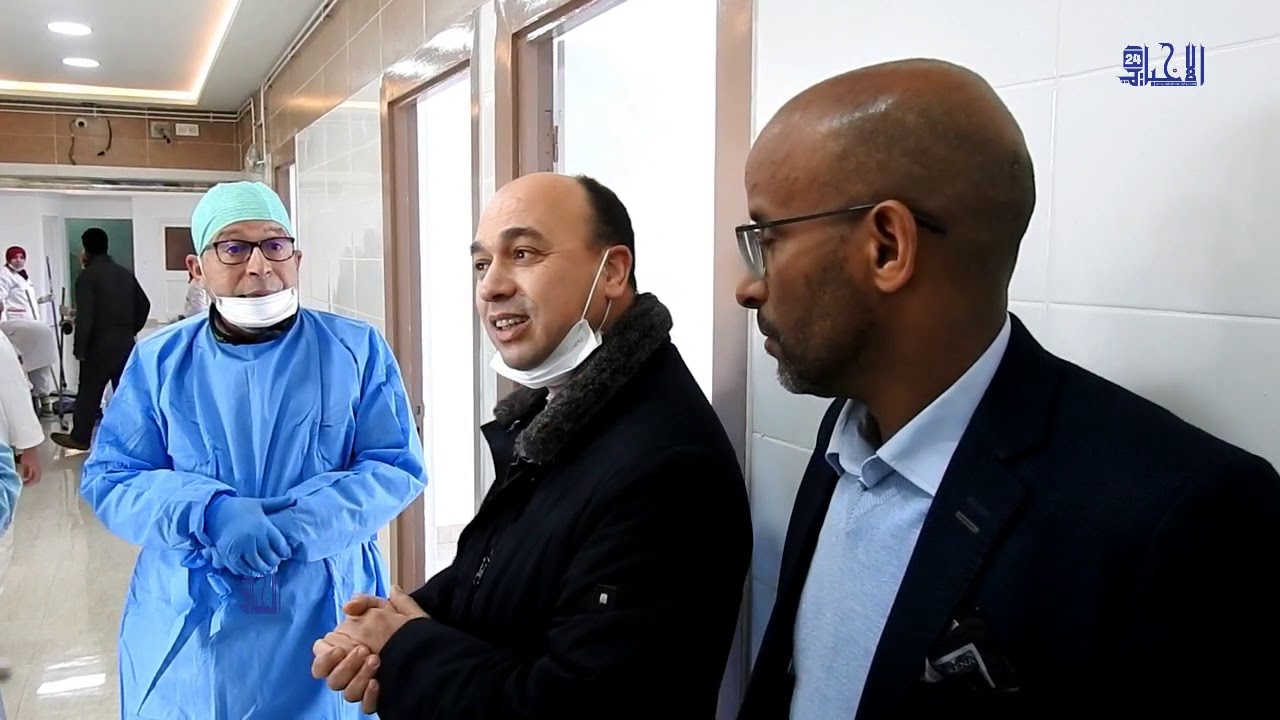 السيد منير الشنتير يشرف على إفتتاح جناح الأمراض الصدرية بالمستشفى إبن باجة تازة يوم 01  04 2020