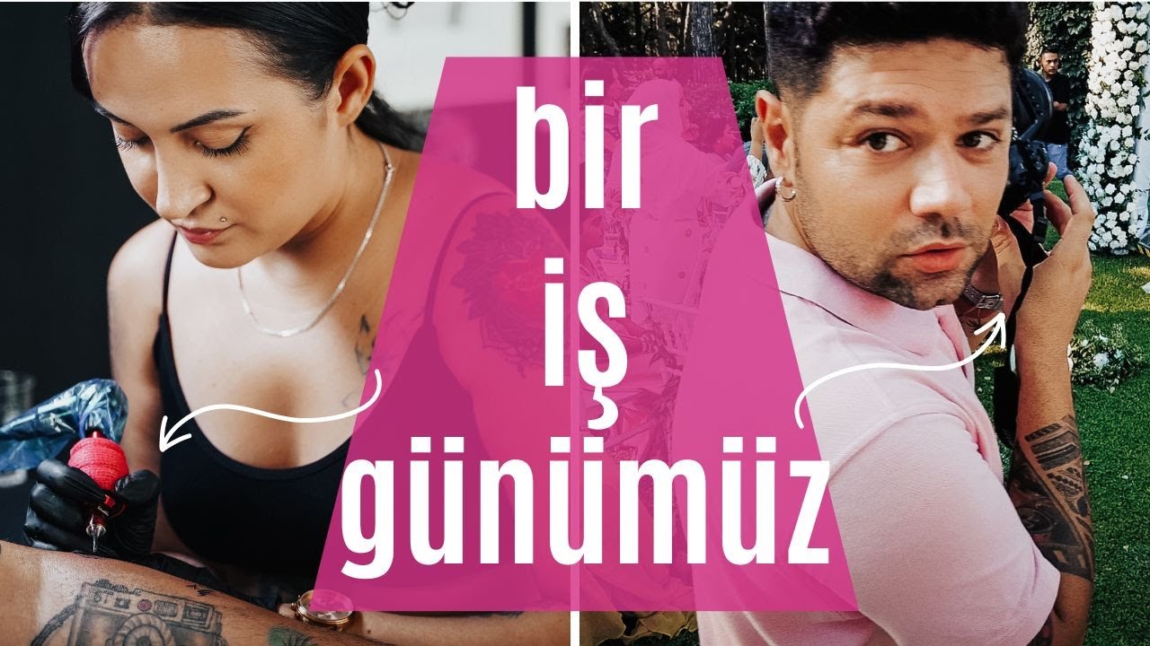 Bir İş Günümüz  🌞 ( Margarita Dövmesi,Hint Düğünü,Stüdyomuz)