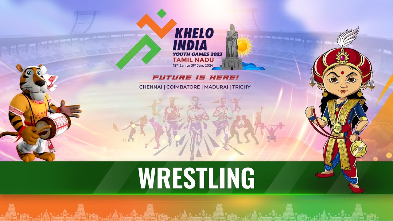 LIVE Wrestling - Khelo India Youth Games 2023