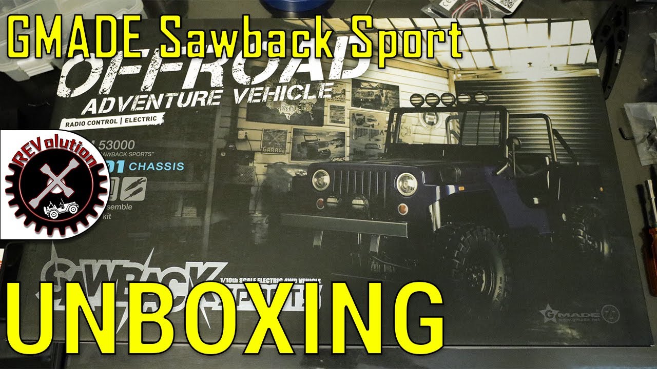 GMADE GS01 Sawback Sport Build Series - Unboxing