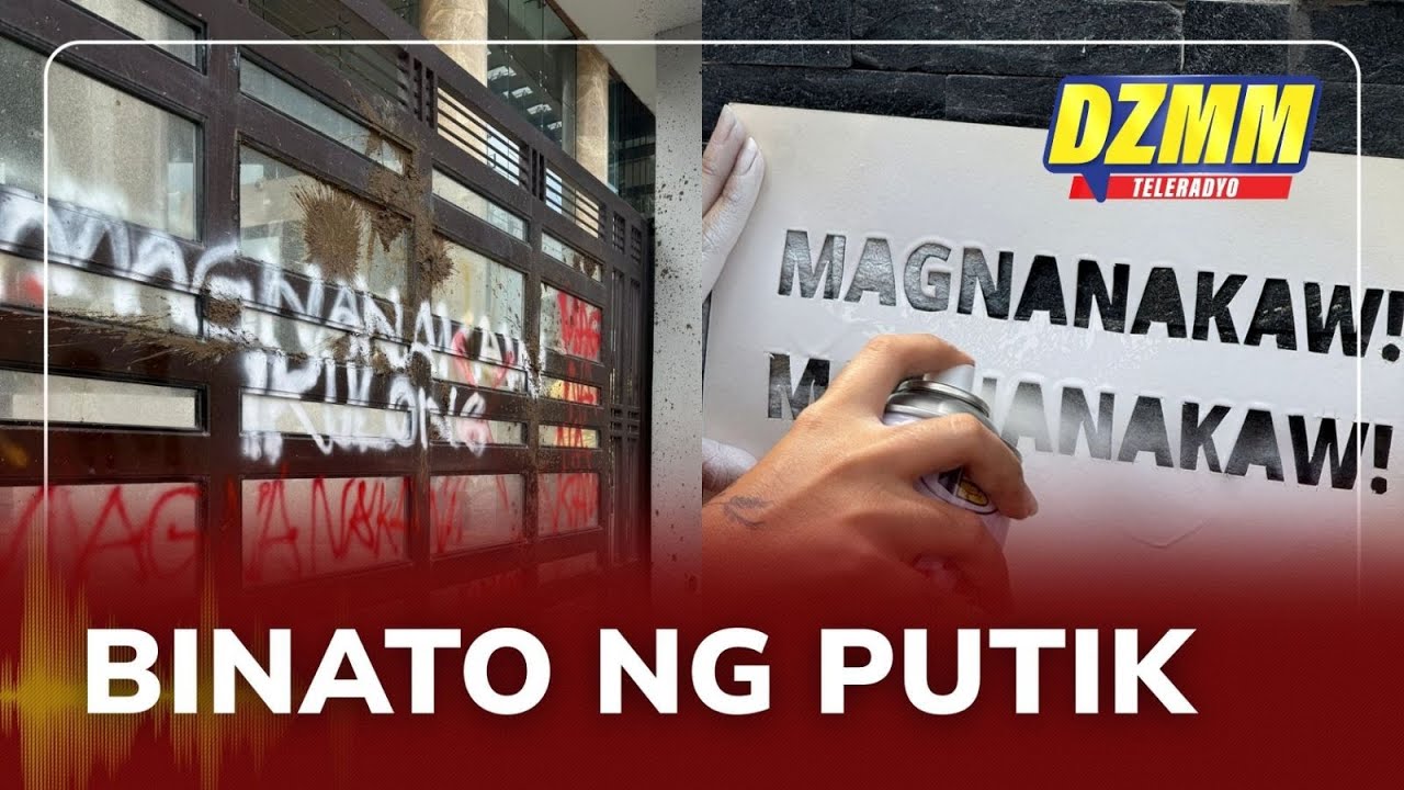 Groups pelt St. Gerard Construction gate with mud | DZMM Teleradyo (04 September 2025)
