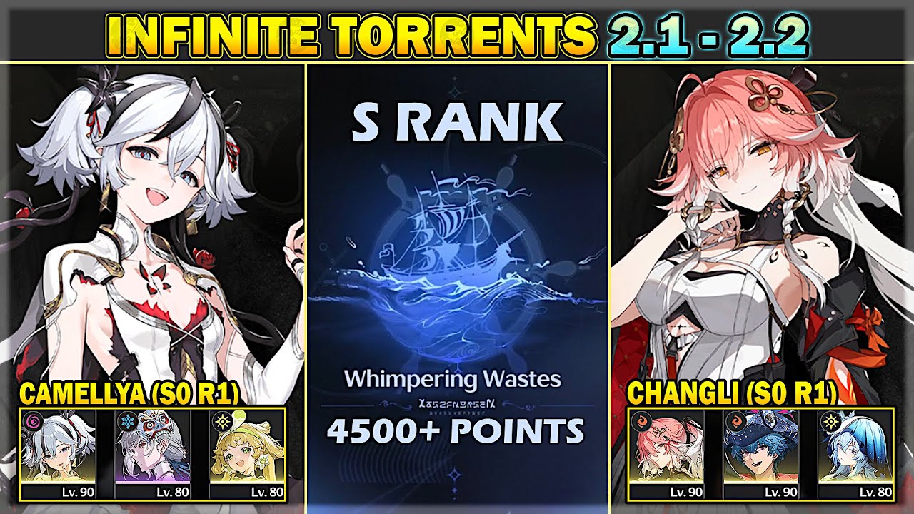 S0 R1 Camellya & S0 R1 Changli - S Rank Whimpering Wastes: Infinite Torrents | Wuthering Waves
